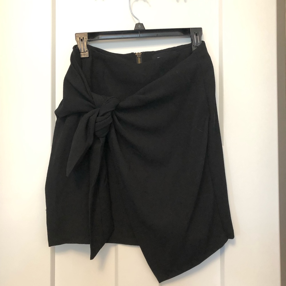 Wrap pencil skirt